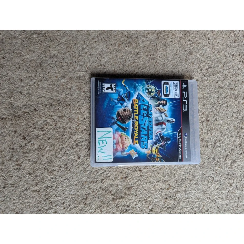 PlayStation All-Stars Battle Royale Sony PS3 Video Game Complete CIB Kratos 2012